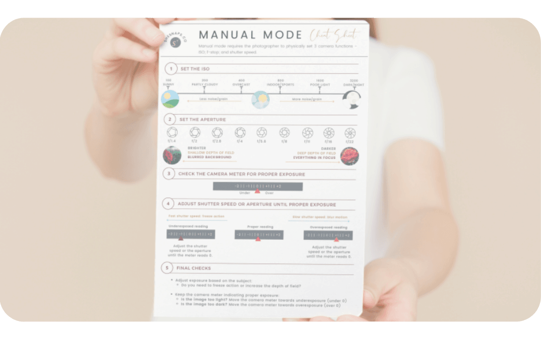 Manual mode cheat sheet preview