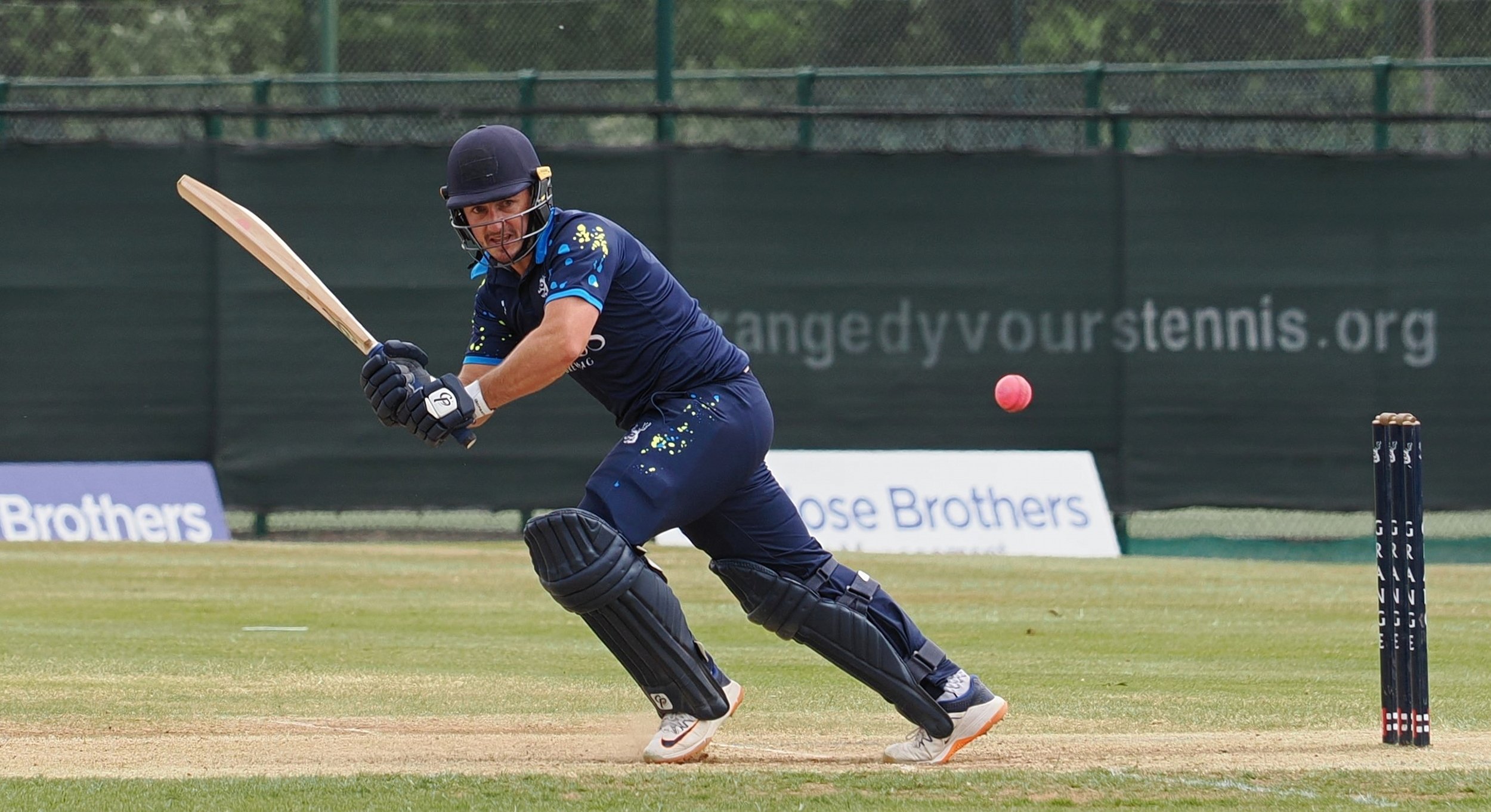Capturing the Action in Sports with Mhairi Chambers 1 Grange batsman hits a four